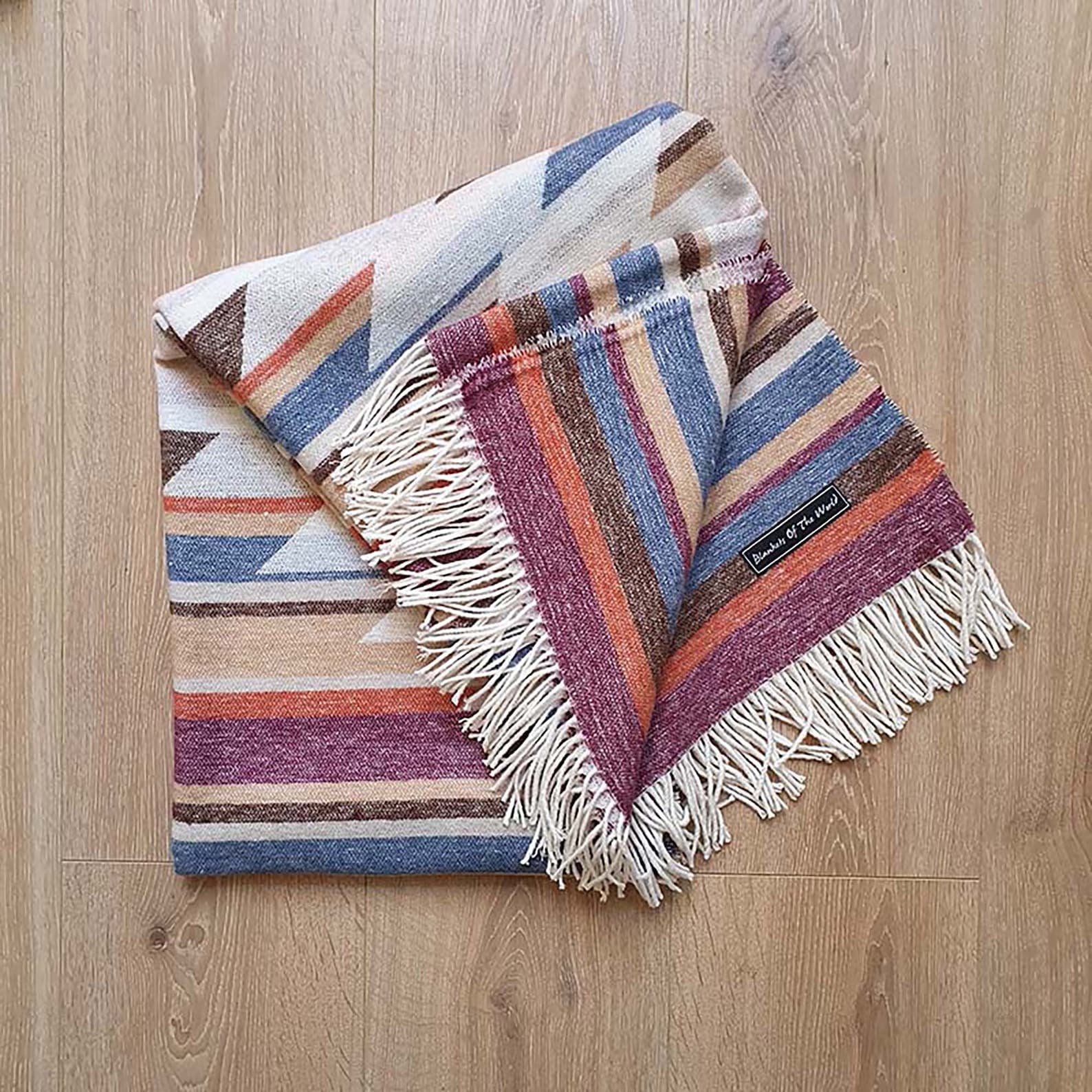 Striped Maya blanket / Soft blanket / Throw blanket Etsy