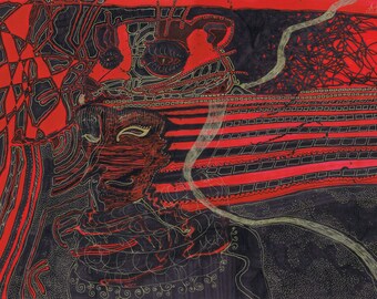 Stalker Drawing Etsy