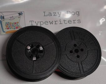 Typewriter Ribbon: Standardized Universal Spool - Black, Black/Red, Blue/Greene