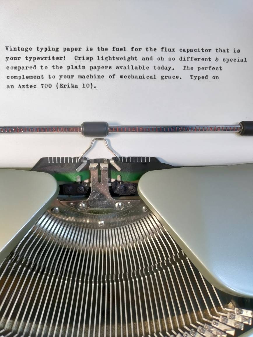 VTG Top Flight Typewriter Typing Paper 100 Sheet 8.5 x 11 UNOPENED PACKAGE