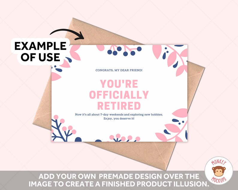 Download Greeting Card Mockup Horizontal 5x7 Invitation Card Mockup ...