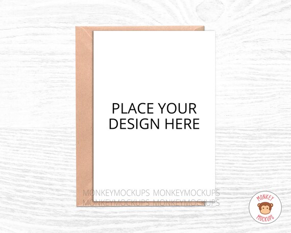 Greeting Card Mockup Invitation Card Mockup 5x7 Etsy