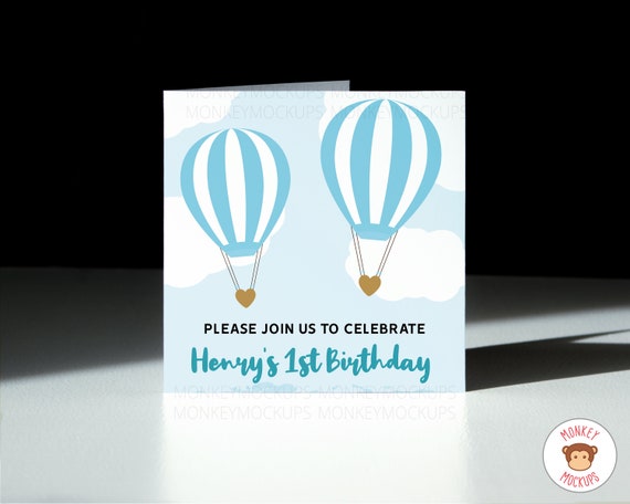 Square Invitation Card Mockup Jpeg Png Psd Smart Object Etsy