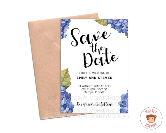 Greeting Card Mockup 5x7 Invitation Card Mockup Jpeg Png Etsy