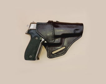 Sig 226 With Optic Leather Holster