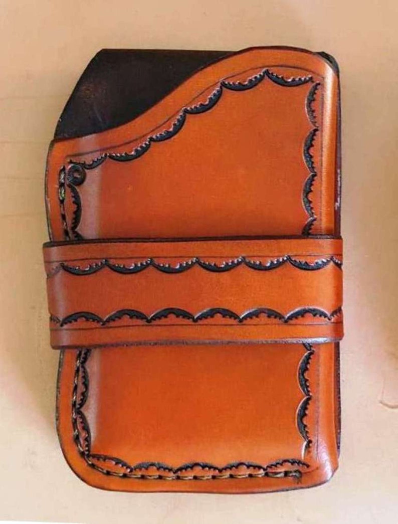 Custom Sized Mexican Loop Cell Phone Holster No concho