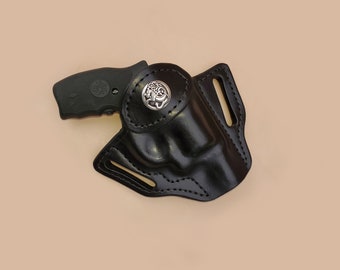 Small Frame Leather Pancake Holster