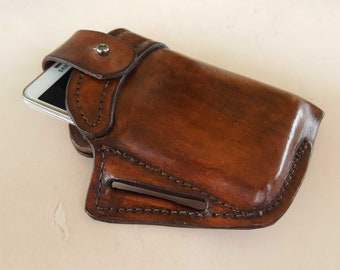 western leather phone holster