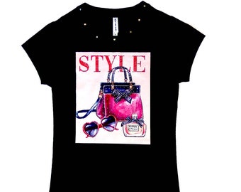 Chanel Bling T Shirt - Etsy