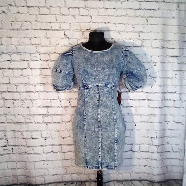 Raven Acid Wash Dress - Pink