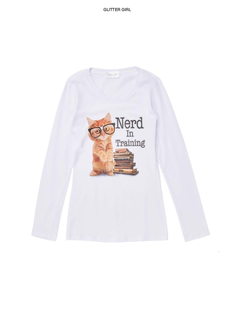Nerd Girls /& Toddler Long sleeve t Shirt