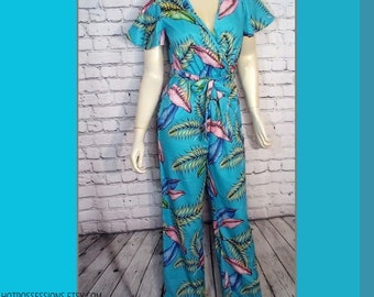 Women Jumpsuit - Floral Jumpsuit resort wear