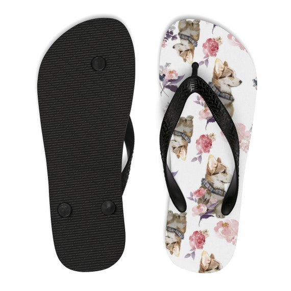 corgi flip flops