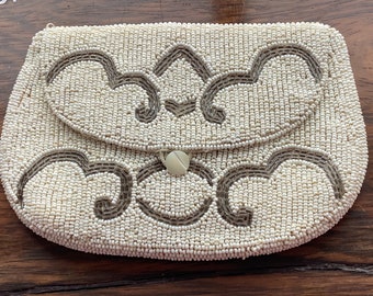 Antique Art Deco small beaded bag