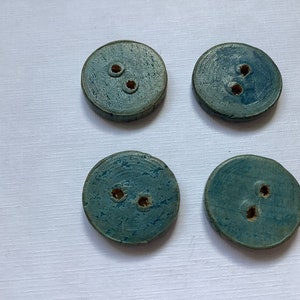 Vintage wooden buttons zdjęcie 2