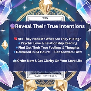 Reveal Their True Intentions – Love Psychic Reading – Relationship & Twin Flame Tarot