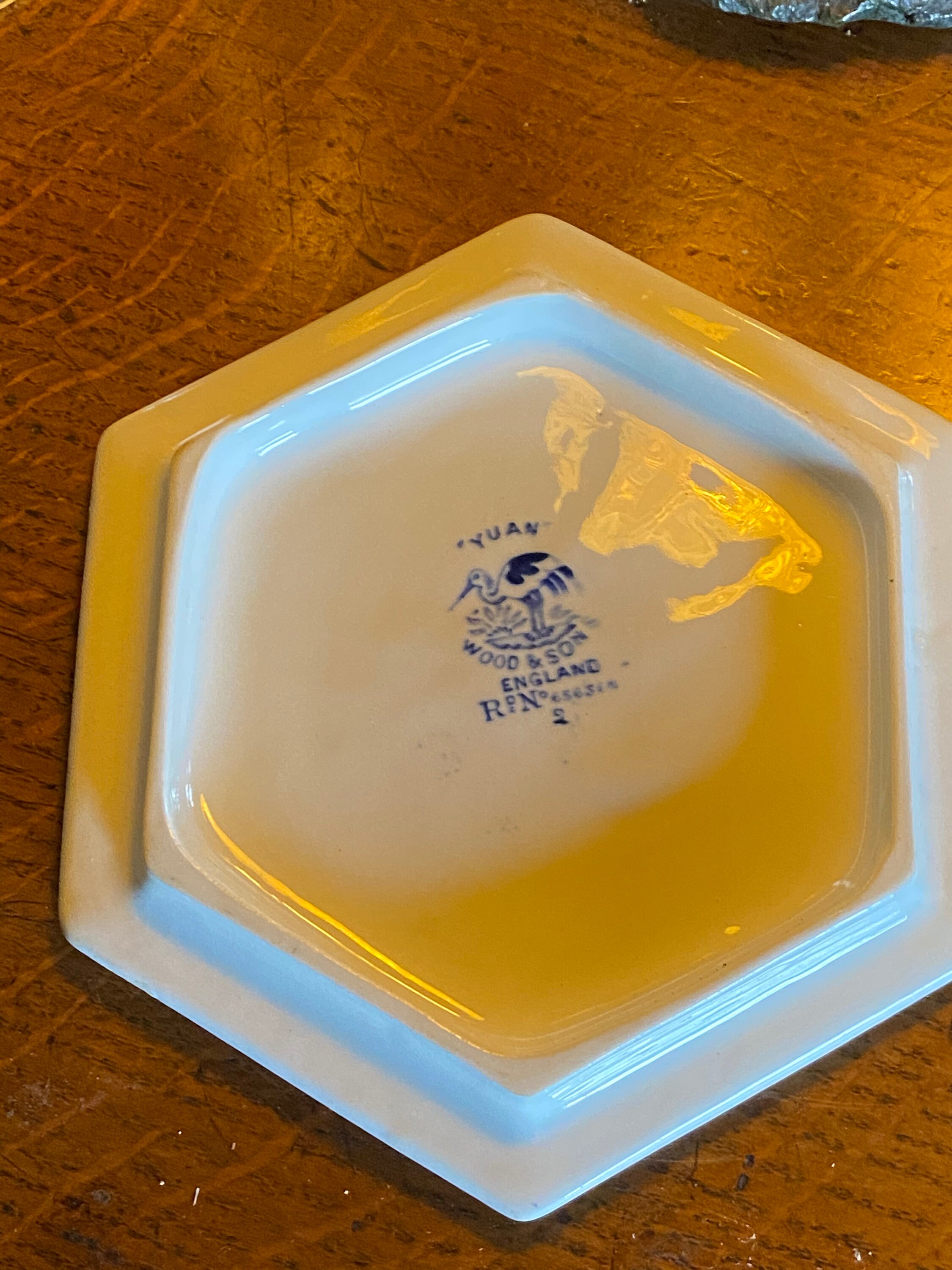 Vintage Yuan Wood and Son Tea Pot Stand Etsy