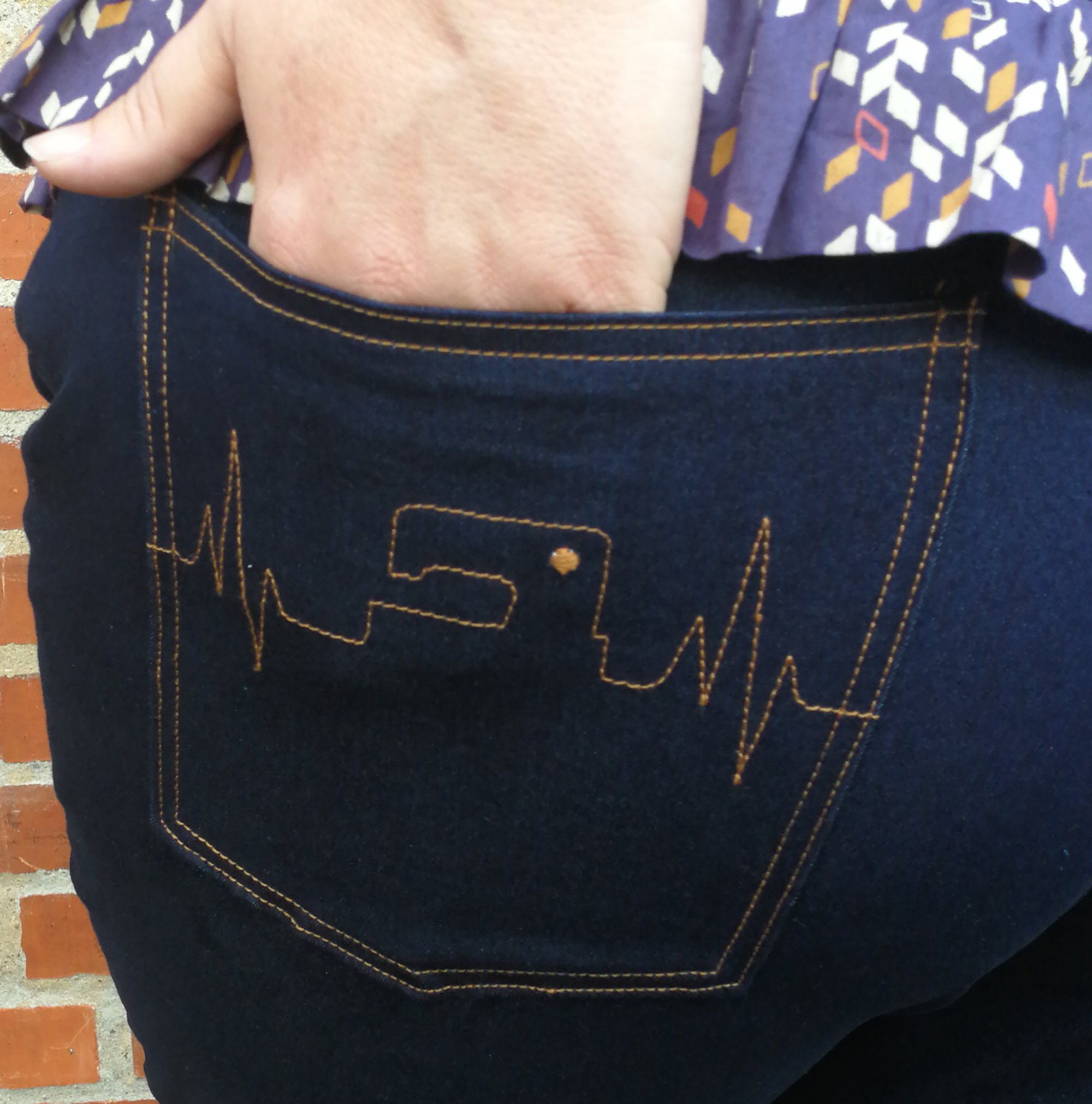 Jeans Back Pocket, Pocket Design Graphic by HugHang Art Studio · Creative  Fabrica