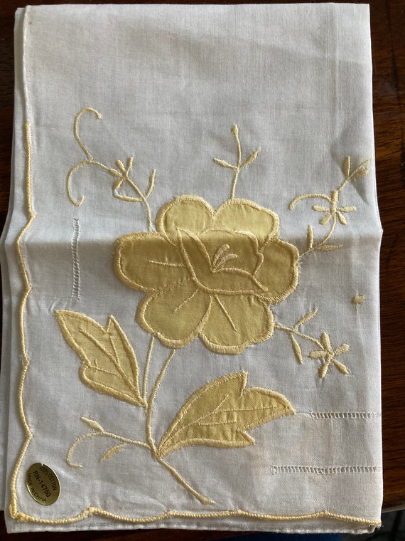 Ladies Handkerchief NWT 100% Cotton VTG 1960s - image 1