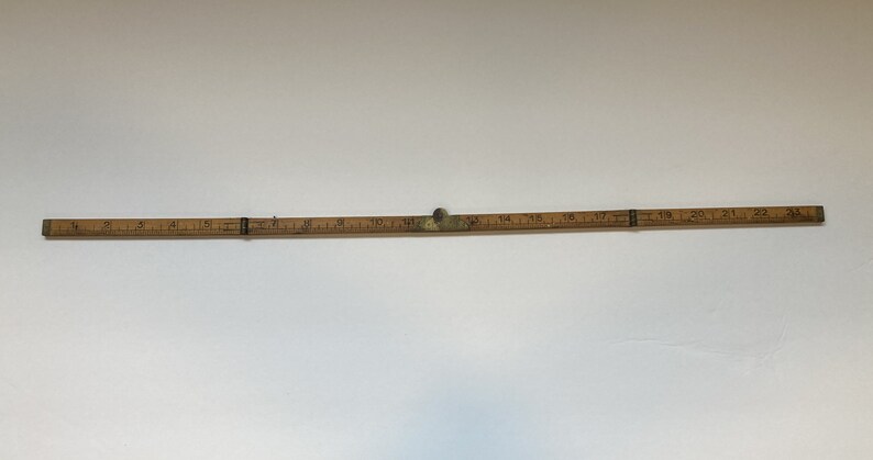 Foreign Ruler Antique Folding Ruler Wooden 1940s Rare Foreign Brand 23 - Etsy