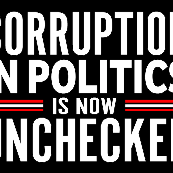 Corrupt GOP - Anti-Trump Yard Sign - 18X24" with Stake - Fast Free Shipping!