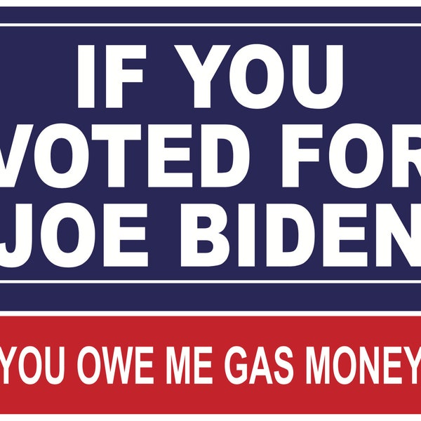 Anti-Biden Yard Sign - 18X24" with Stake - Fast Free Shipping!