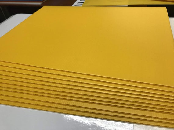 4mm Corrugated Plastic Sign Blank Sheets 24x18 – White Or Yellow – Short Flute – Laird Plastics