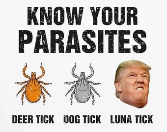 Parasite Anti-Trump Kamala Harris 2024 Yard Sign - 18X24" with Stake - Fast Free Shipping!
