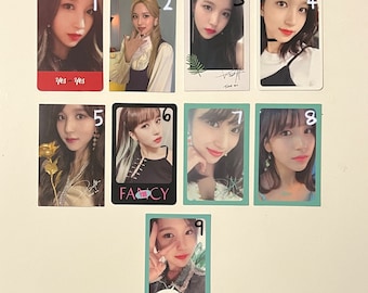 Twice OFFICIAL MINA Photocards Kpop Album Pc - Etsy