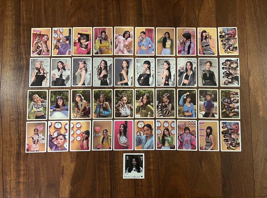 Twice OFFICIAL Between 1&2 Pre Order Benefit Pob Kpop Photocard - Etsy
