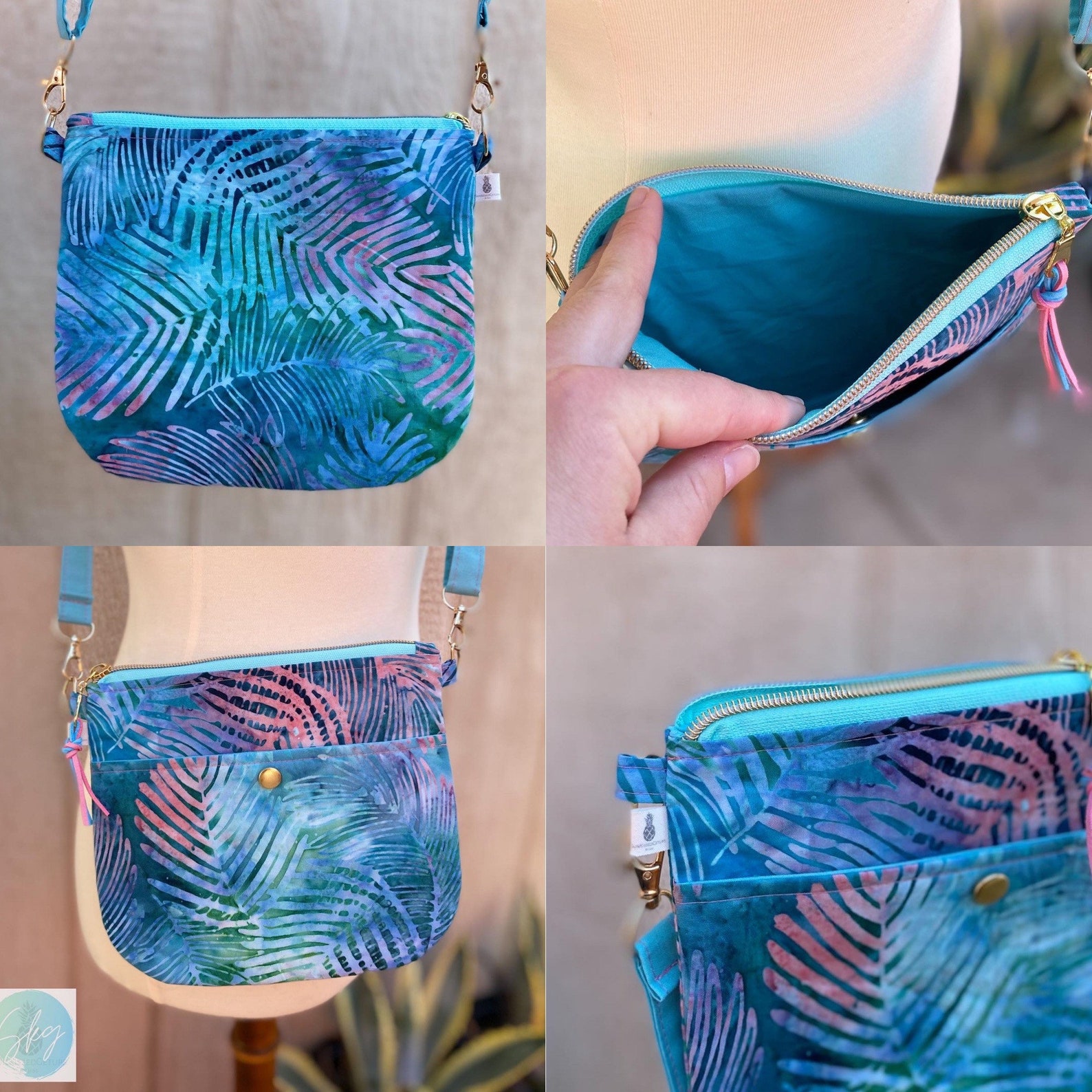 Surfside Pouch Sewing Pattern PDF Download Tutorial - Etsy