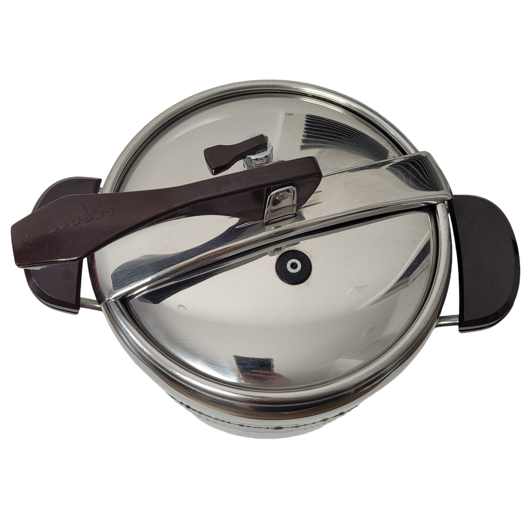 Vintage Lagostina Thermoplan 18/10 Stainless Steel Pressure Cooker