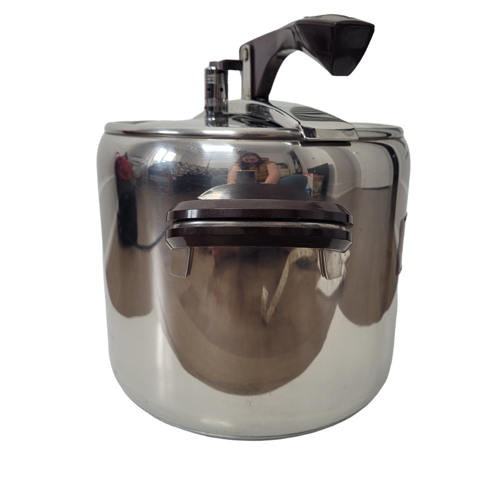 Vintage Lagostina Thermoplan 18/10 Stainless Steel Pressure Cooker