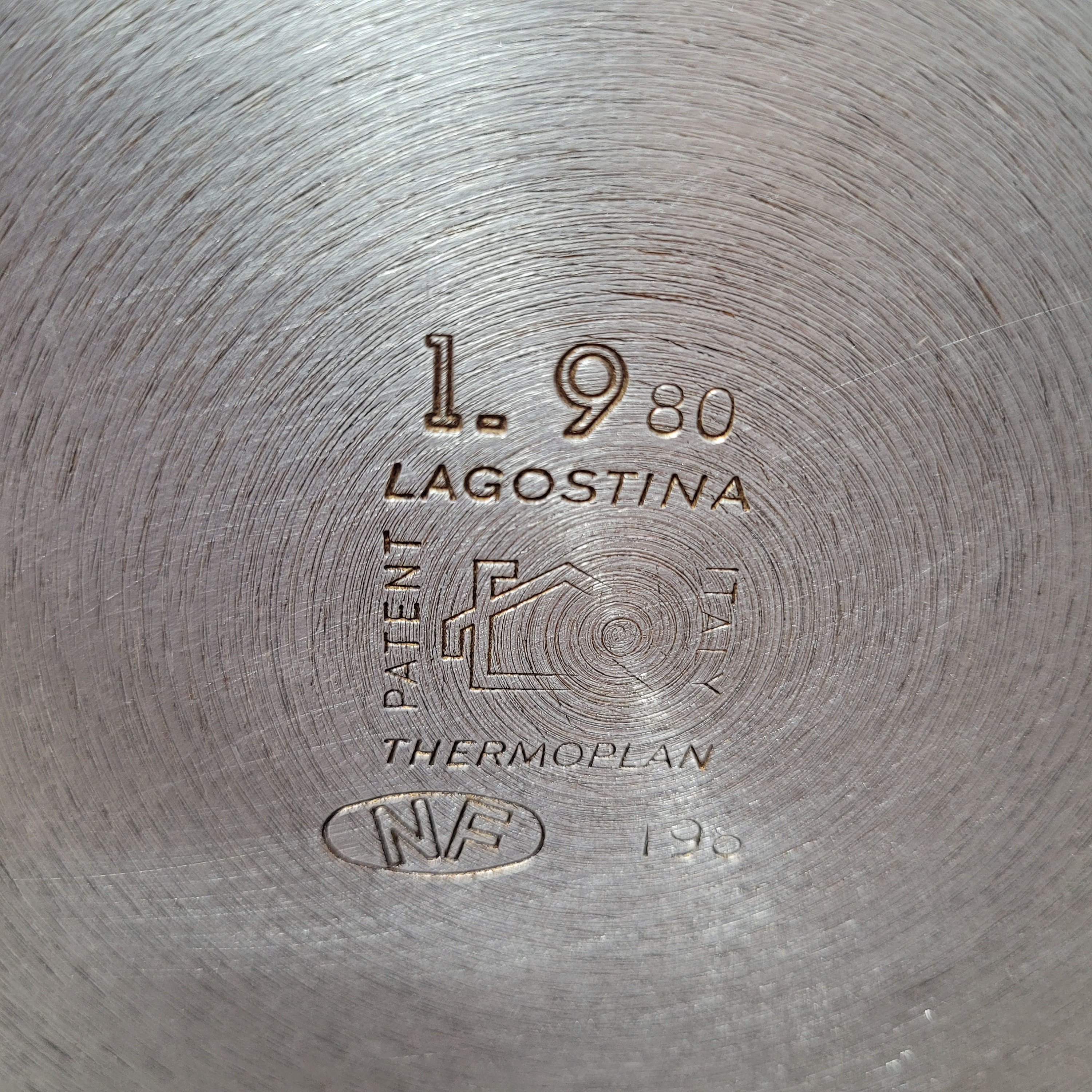 Vintage Lagostina Thermoplan 18/10 Stainless Steel Pressure Cooker