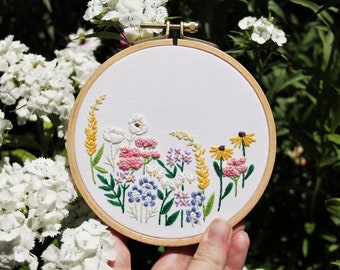 You Belong Among The Wildflowers Pattern Collection Embroidery Pattern PDF / Digital Hand Embroidery  / Native Botanical Wild Flower Floral