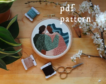Embroidery Pattern PDF / Digital Hand Embroidery Pattern / Embroidery PDF / Spring Embroidery Pattern