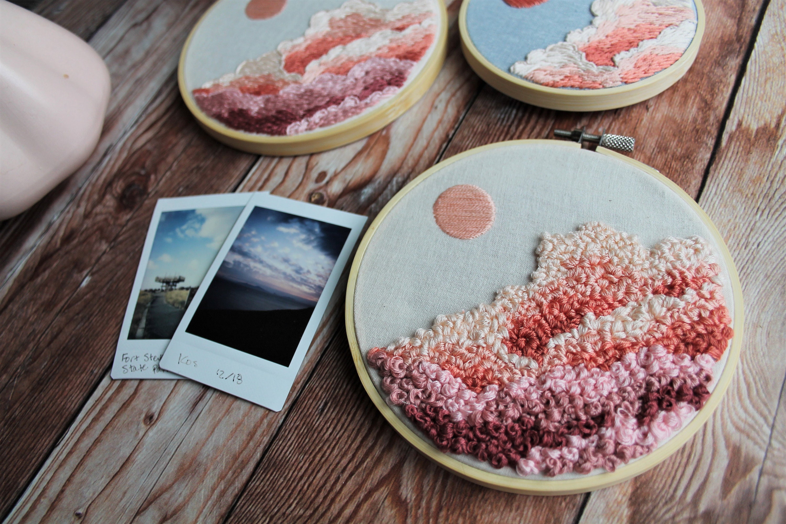 Sunrise embroidery pattern pdf  digital hand embroidery  etsy