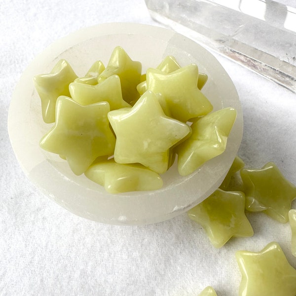 Lemon Jade Star Nephrite Jade