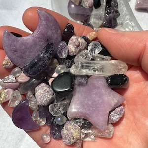 Midnight Moon Crystal Confetti Mystery Scoop Crystal Dip