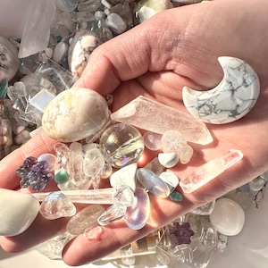 Winter Snow Mystery SCOOP Crystal Confetti Mix Crystal Dip
