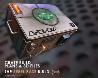 Star Wars Inspired DIY Crate for Oculus Quest or Lightsaber etc..