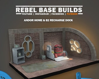 Andor Inspired Home and B2 Recharge Play Set - Black Series