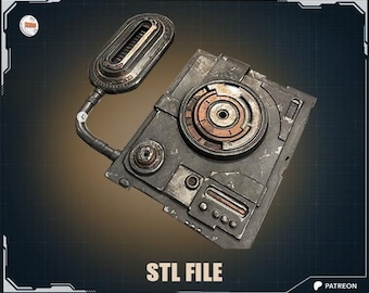 3D STL File - SW Outlaws Inspired Control Panel Light Vent Kit
