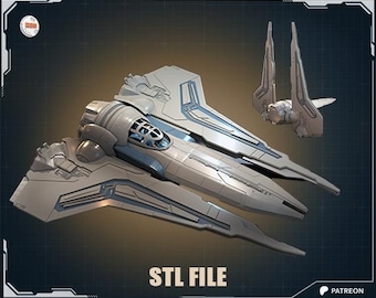 Bo Katan Gauntlet Fighter STL (Mandalorian TV Show Inspired)