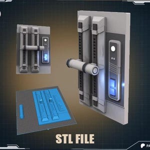 Star Wars / Lightyear Inspired Control Panel Style 1 STL