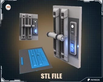 Star Wars / Lightyear Inspired Control Panel Style 1 STL