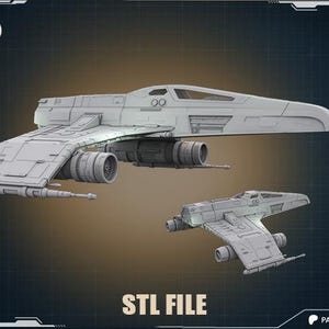 E Wing Inspired Ship