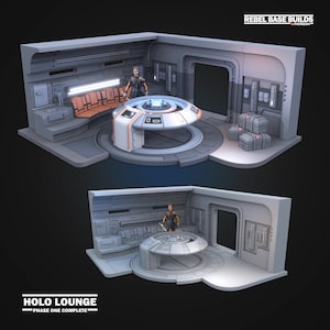 The Fallen Order - Mantis Stinger Holo Lounge diorama for Black Series and TVC