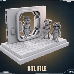 The Anzellans Workshop Entrance Diorama (Babu Frik)