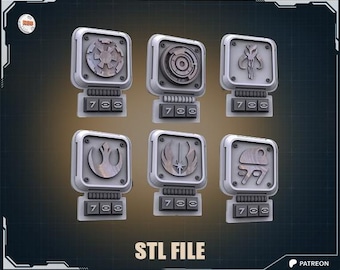 Cosplay Insignia Badges - Star Wars Factions